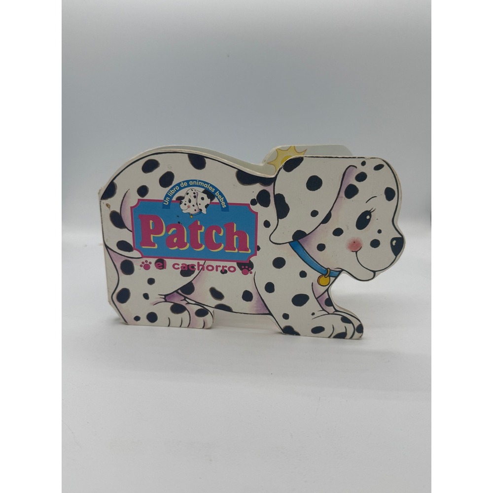 Patch el cachorro Spanish Dalmatian Puppy White Die-Cut Board Book Baby Animals